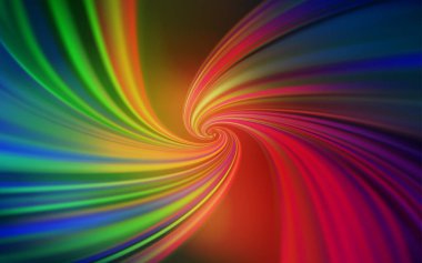 Eğri çizgileri olan koyu renk vektör şablonu.