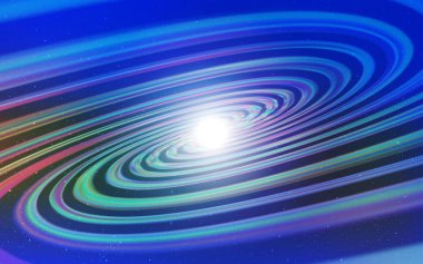 Açık Mavi, Uzay yıldızları ile sarı vektör şablonu. Degradeile bulanık soyut arka plan üzerinde uzay yıldızları. Astronomi web siteleri için desen.