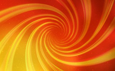 Samanyolu yıldızları ile Açık Kırmızı, Sarı vektör dokusu.