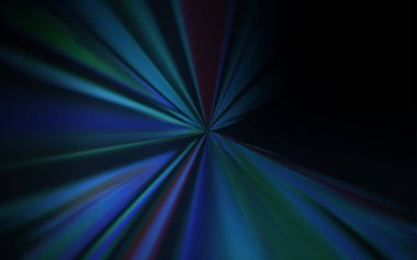 Koyu mavi vektör bulanık ve renkli desen.