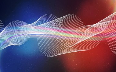 Açık Mavi, Kırmızı vektör soyut parlak desen. Bulanıklık tarzında tamamen yeni renkli bir illüstrasyon. İşletmeniz için en iyi bulanık tasarım.