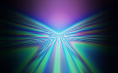 Koyu Mavi, çizgilerle yeşil vektör şablonu. Bandy hatları ile modern degrade soyut illüstrasyon. İş tasarımınız için desen.