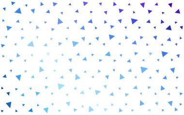 Açık Pembe, Mavi vektör üçgen mozaik doku.