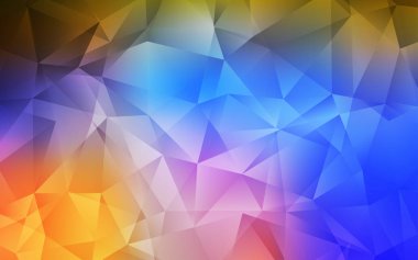 Açık Çok renkli vektör düşük poli doku.