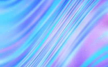 Gökada yıldız ışık mavi vektör arka plan.