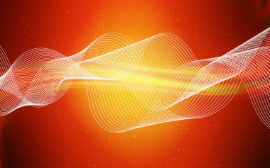 Açık Turuncu vektör parlak dokuyu bulanıklaştırdı.