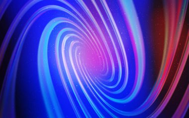 Açık mavi, gece gökyüzü yıldızlı kırmızı vektör deseni. Parlak astronomik yıldızlı parlak renkli çizimler. İş ilanınız için akıllı tasarım.