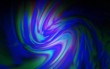 Koyu mavi vektör soyut bulanık arkaplan. Gradyan tasarımlı, soyut, ışıltılı çizimler. Marka kitabınız için yeni biçim tasarımı.