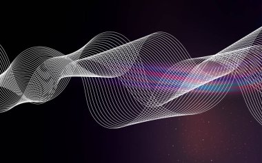 Koyu Mor vektör bulanık desen.