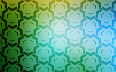 Açık Mavi, satırlı yeşil vektör arkaplanı.