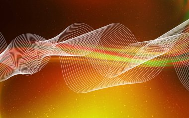 Açık Turuncu vektör parlak deseni bulanıklaştırdı.