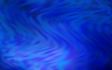 Koyu mavi vektör düzen kozmik yıldız ile.