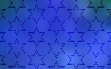 Güzel yıldızlı hafif BLUE vektör dokusu.
