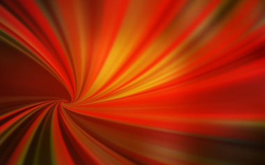 Koyu kırmızı, sarı vektör bulanık parlak soyut şablon.