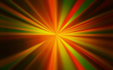 Koyu Turuncu vektör soyut parlaklığı bulanıklaştırdı.