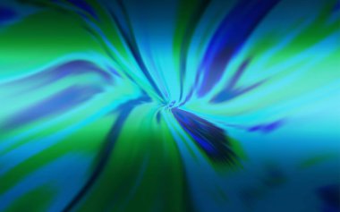 Eğri çizgileri olan koyu mavi vektör arkaplanı.