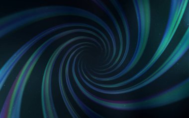 Koyu mavi vektör düzen kozmik yıldız ile.