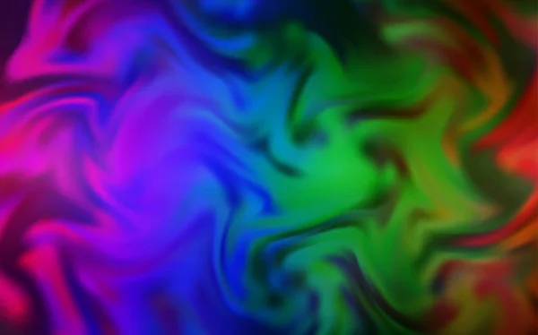 Dark Multicolor vecteur coloré fond flou . — Image vectorielle