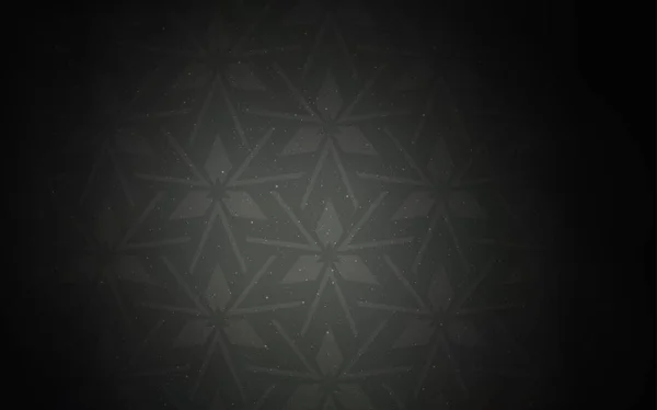 Темно Сіра Векторна Текстура Трикутним Стилем Трикутники Абстрактному Тлі Барвистим — стоковий вектор