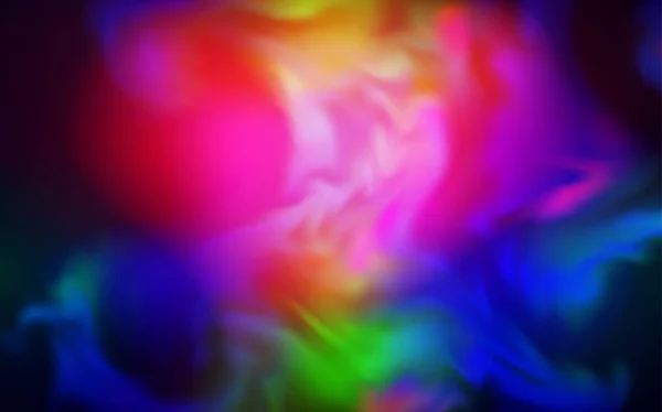 Modèle lumineux flou multicolore foncé vecteur . — Image vectorielle