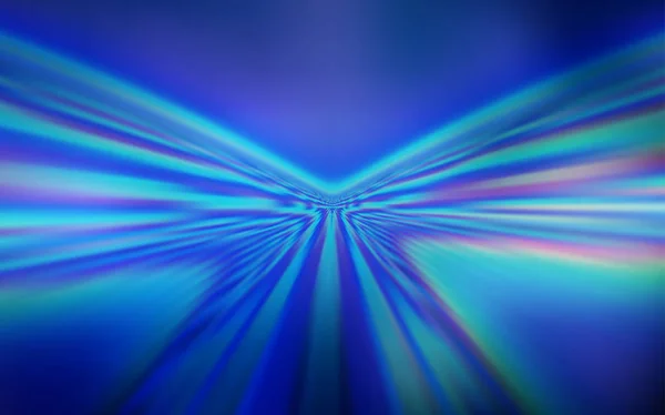 Cahaya latar belakang vektor BLUE dengan garis melengkung . - Stok Vektor