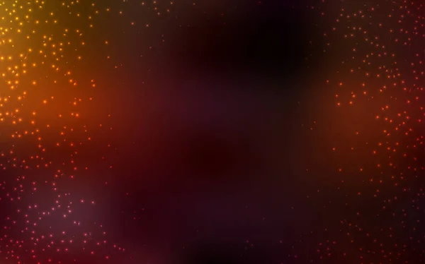 Modèle vectoriel Rouge foncé avec étoiles de l'espace . — Image vectorielle