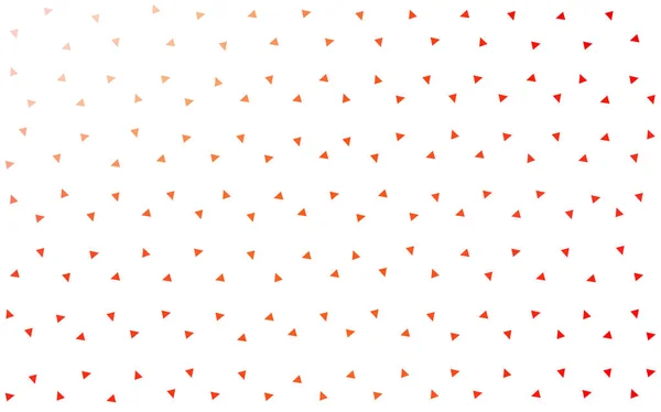 Світло Оранжевий Векторний Багатокутний Шаблон Барвиста Абстрактна Ілюстрація Трикутниками Кращий — стоковий вектор