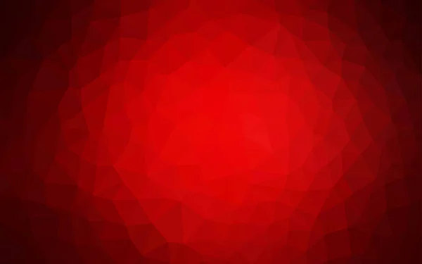 Vetor vermelho escuro brilhando fundo triangular. — Vetor de Stock