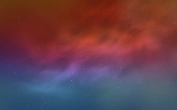 Светло-голубой, красный векторный фон с астронавтическими звездами. Размытый декоративный дизайн в простом стиле со звездами галактики. Лучший дизайн для вашего объявления, плаката, баннера
.