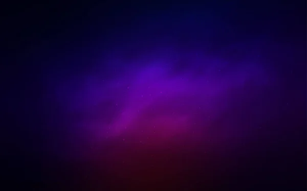 Темно Синій Червоний Векторний Розклад Космічними Зірками Сучасна Абстрактна Ілюстрація — стоковий вектор