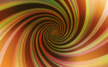 Uzay yıldızları ile Koyu Turuncu vektör şablonu.