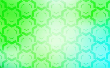 Kavisli çizgilerle Açık Yeşil vektör dokusu.