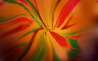 Eğri çizgileri olan koyu turuncu vektör şablonu.