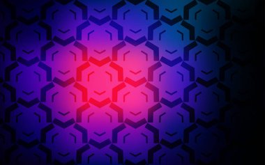 Koyu pembe, Wry çizgileri olan mavi vektör düzeni.