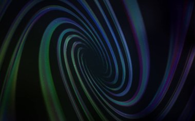 Koyu Mavi, Kozmik yıldızlarla yeşil vektör düzeni.