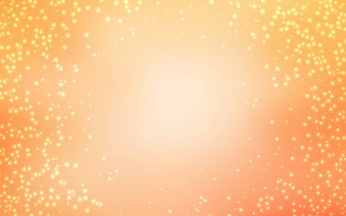 Kozmik yıldızlarla Açık Turuncu vektör düzeni.