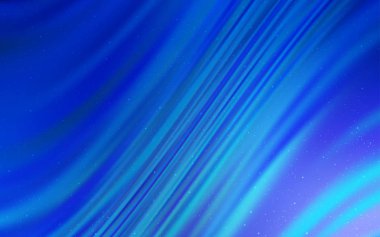 Kozmik Yıldızlar ile açık mavi vektör düzeni.