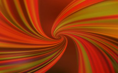 Eğri çizgileri olan Açık Turuncu vektör arkaplanı.