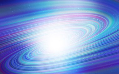 Açık Pembe, Astronomik yıldızlarla mavi vektör arka plan.