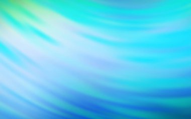 Açık Mavi, eğri çizgileri olan yeşil vektör arkaplanı.