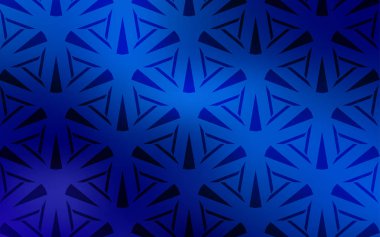 Açık BLUE vektör arkaplanı çizgiler, üçgenler.