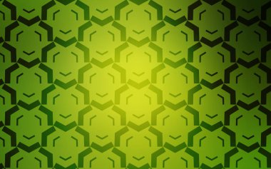 Açık Yeşil, wry çizgileri ile sarı vektör arkaplan.