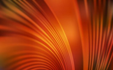 Bükülmüş çizgileri olan Koyu Turuncu vektör deseni.