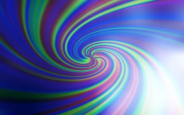 Eğri çizgileri olan hafif Mavili vektör deseni.