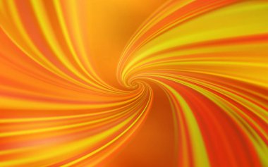 Eğri çizgileri olan Açık Turuncu vektör şablonu.