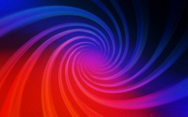 Açık mavi, uzay yıldızları ile kırmızı vektör şablonu.