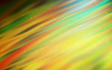 Koyu yeşil, sarı vektör şablon alan yıldız.