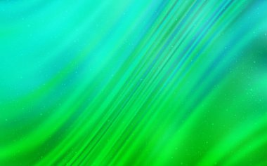 Gece gökyüzü desenle ışık yeşil vektör yıldız.