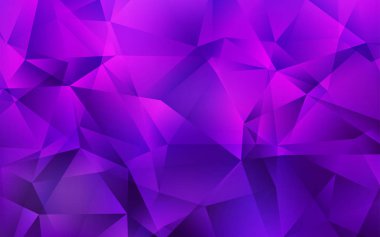 Koyu Mor, Pembe vektör soyut poligonal desen.