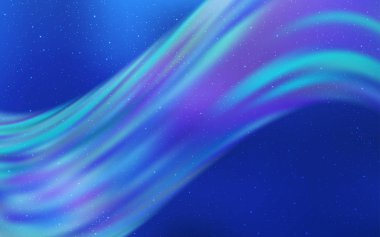 Gökada yıldız ışık mavi vektör arka plan.